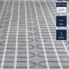 BVF H-MAT Series vykurovacia rohož - ukážka montáže BVF H-MAT Series vykurovacia rohož - ukážka montáže