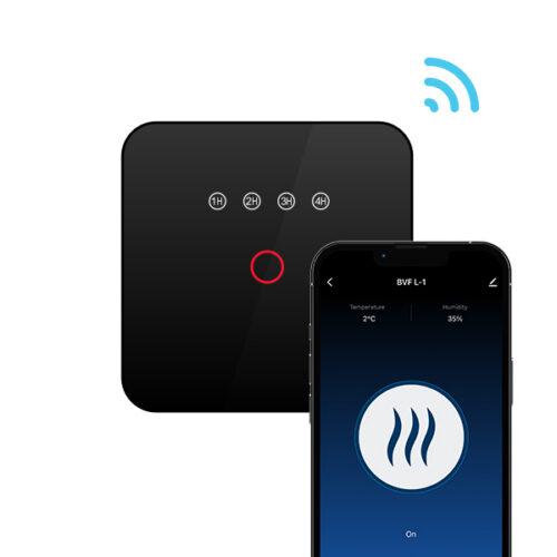 BVF Smart exteriérový termostat na odstraňovanie snehu a ľadu (L-1) - ovládanie cez mobil