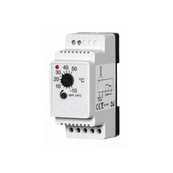 ETI-1551 termostat pre sprievodné vykurovanie potrubia