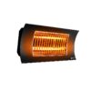 Infračervený ohrievač Radialight Oasi - čierny